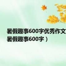 暑假趣事600字优秀作文高中(暑假趣事600字)