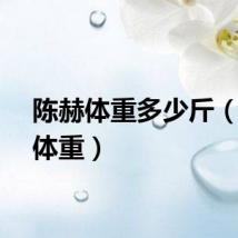 陈赫体重多少斤（陈赫体重）