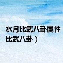 水月比武八卦属性（水月比武八卦）