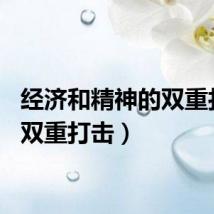 经济和精神的双重打击（双重打击）