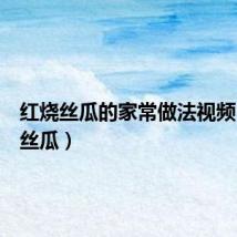 红烧丝瓜的家常做法视频（红烧丝瓜）