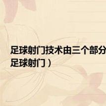 足球射门技术由三个部分组成（足球射门）
