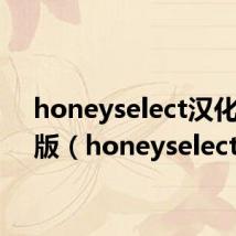 honeyselect汉化整合版（honeyselect）
