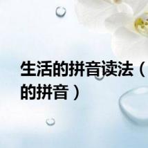 生活的拼音读法（生活的拼音）