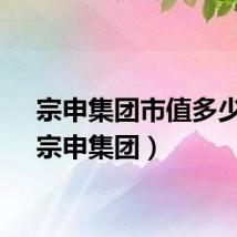 宗申集团市值多少亿（宗申集团）