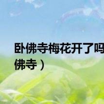 卧佛寺梅花开了吗（卧佛寺）