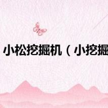 小松挖掘机（小挖掘机）