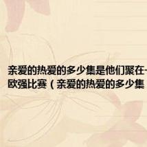 亲爱的热爱的多少集是他们聚在一起只有欧强比赛（亲爱的热爱的多少集）