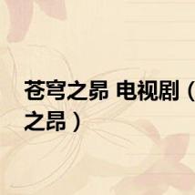 苍穹之昴 电视剧（苍穹之昂）