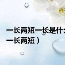 一长两短一长是什么卦（一长两短）