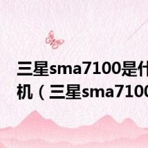 三星sma7100是什么手机（三星sma7100）
