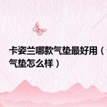 卡姿兰哪款气垫最好用（卡姿兰气垫怎么样）
