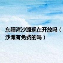 东疆湾沙滩现在开放吗（东疆湾沙滩有免费的吗）