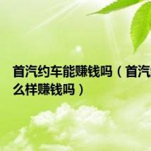 首汽约车能赚钱吗（首汽约车怎么样赚钱吗）