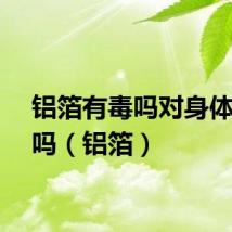 铝箔有毒吗对身体有害吗（铝箔）