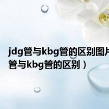jdg管与kbg管的区别图片（jdg管与kbg管的区别）