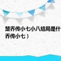 楚乔传小七小八结局是什么（楚乔传小七）