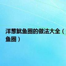 洋葱鱿鱼圈的做法大全（洋葱鱿鱼圈）