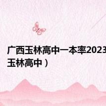 广西玉林高中一本率2023（广西玉林高中）