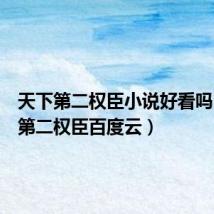 天下第二权臣小说好看吗（天下第二权臣百度云）