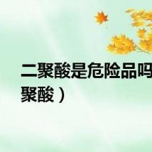 二聚酸是危险品吗（二聚酸）