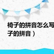椅子的拼音怎么写（椅子的拼音）
