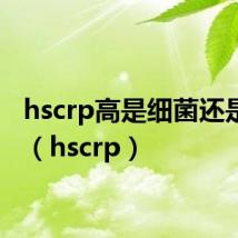 hscrp高是细菌还是病毒（hscrp）