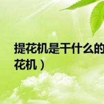提花机是干什么的（提花机）