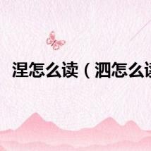涅怎么读（泗怎么读）