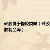 硅胶属于橡胶类吗（硅胶属于橡胶制品吗）