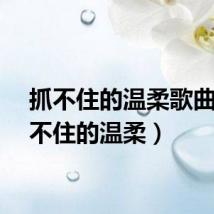 抓不住的温柔歌曲（抓不住的温柔）