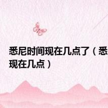 悉尼时间现在几点了(悉尼时间现在几点)