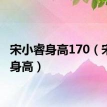 宋小睿身高170（宋小睿身高）