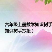 六年级上册数学知识树手抄报(知识树手抄报)