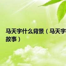 马天宇什么背景（马天宇背后的故事）