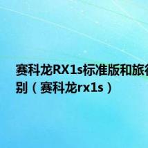赛科龙RX1s标准版和旅行版区别（赛科龙rx1s）