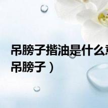 吊膀子揩油是什么意思（吊膀子）