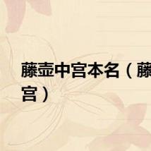 藤壶中宫本名（藤壶中宫）