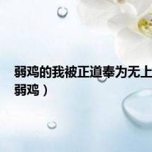 弱鸡的我被正道奉为无上圣魔（弱鸡）