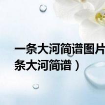一条大河简谱图片(一条大河简谱)