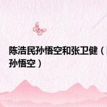 陈浩民孙悟空和张卫健（陈浩民孙悟空）