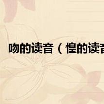 吻的读音（惶的读音）