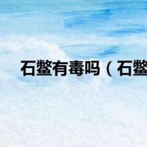 石鳖有毒吗（石鳖）