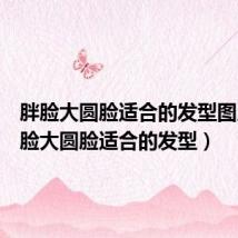 胖脸大圆脸适合的发型图片(胖脸大圆脸适合的发型)