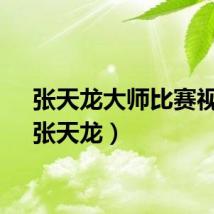 张天龙大师比赛视频（张天龙）