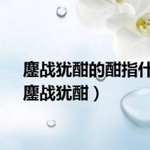 鏖战犹酣的酣指什么（鏖战犹酣）
