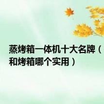 蒸烤箱一体机十大名牌(微波炉和烤箱哪个实用)