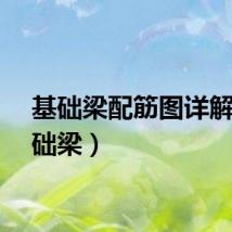 基础梁配筋图详解（基础梁）