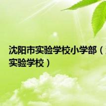沈阳市实验学校小学部(沈阳市实验学校)