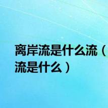 离岸流是什么流（离岸流是什么）